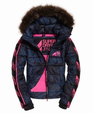 Superdry Glacier Utility Puffa Női Kabát Camo | UYPLI9086